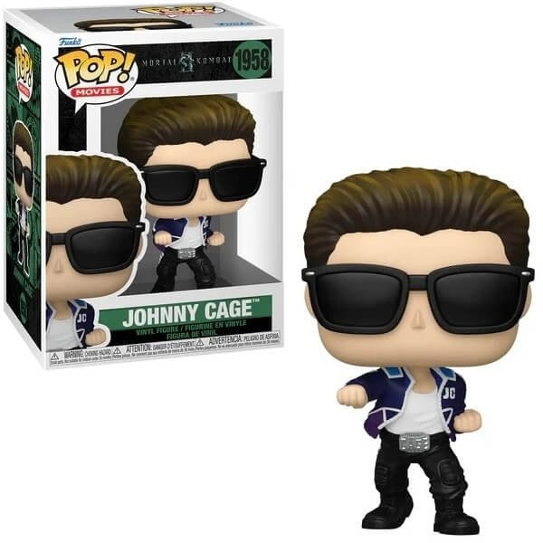 Funko POP Movies Mortal Kombat ΙΙ - Johnny Cage 1958 Vinyl Figure