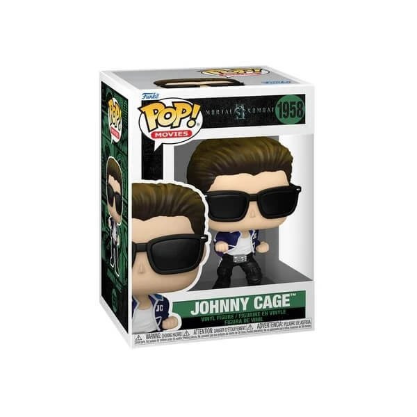 Funko POP Movies Mortal Kombat ΙΙ - Johnny Cage 1958 Vinyl Figure