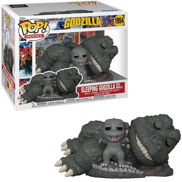 Funko POP Movies Godzilla - Sleeping Godzilla with Minilla 1954 Super-sized 6" Vinyl Figure