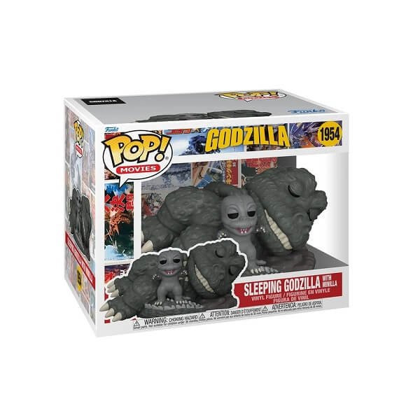 Funko POP Movies Godzilla - Sleeping Godzilla with Minilla 1954 Super-sized 6" Vinyl Figure