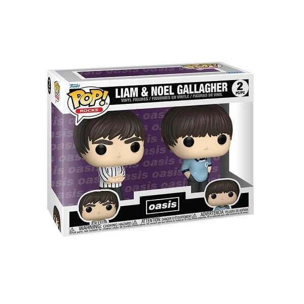 Funko POP Rocks Oasis - Liam & Noel Gallagher 2-pack Vinyl Figures