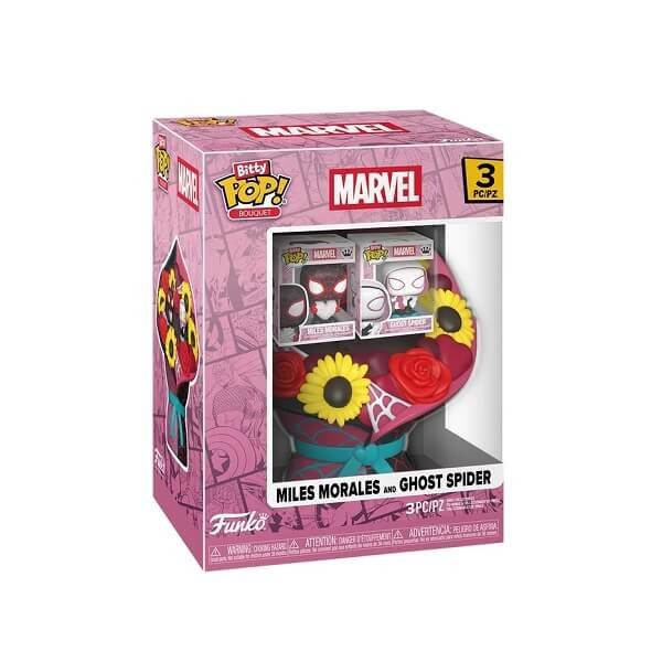 Funko POP Bitty POP Bouquet Marvel - Miles Morales & Ghost Spider Vinyl Figures
