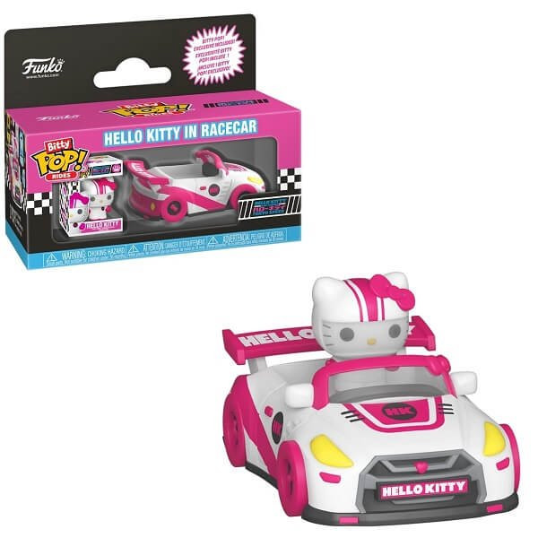Funko Bitty POP Rides Sanrio - Hello Kitty in Racecar Vinyl Figure