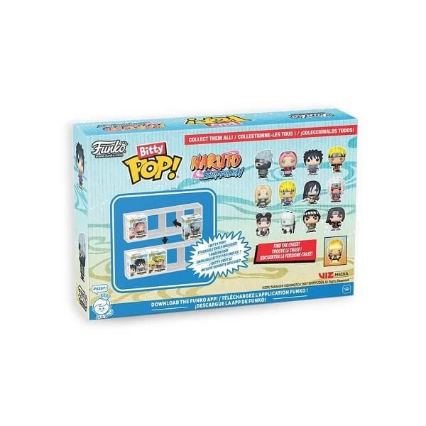 Funko Bitty POP! Naruto: Shippuden - Kakashi Hatake, Sakura Haruno, Sasuke Uchiha, Naruto Uzumaki 4-Pack Vinyl Figures