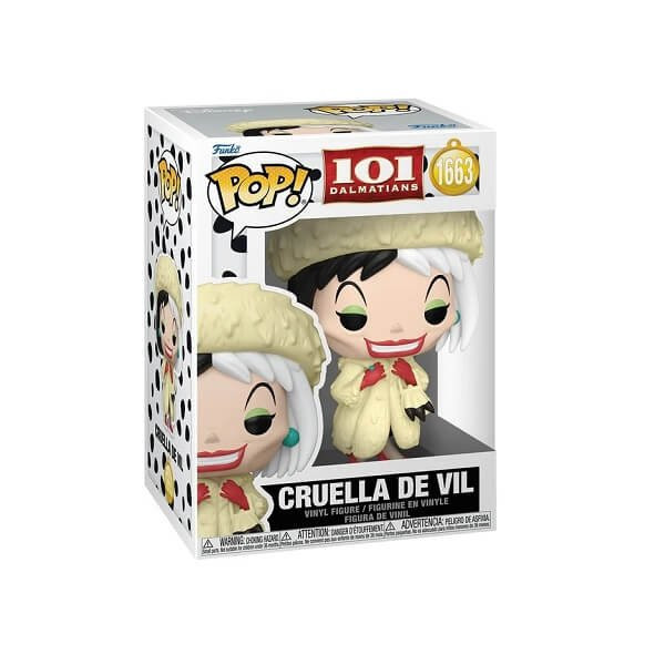 Funko POP Disney One Hundred and One Dalmatians - Cruella de Vil 1663 Vinyl Figure