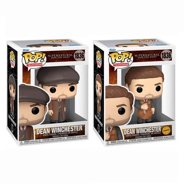 Funko POP Television Bundle of 2 Supernatural - Dean Winchester & Chase 1836 Vinyl Figures