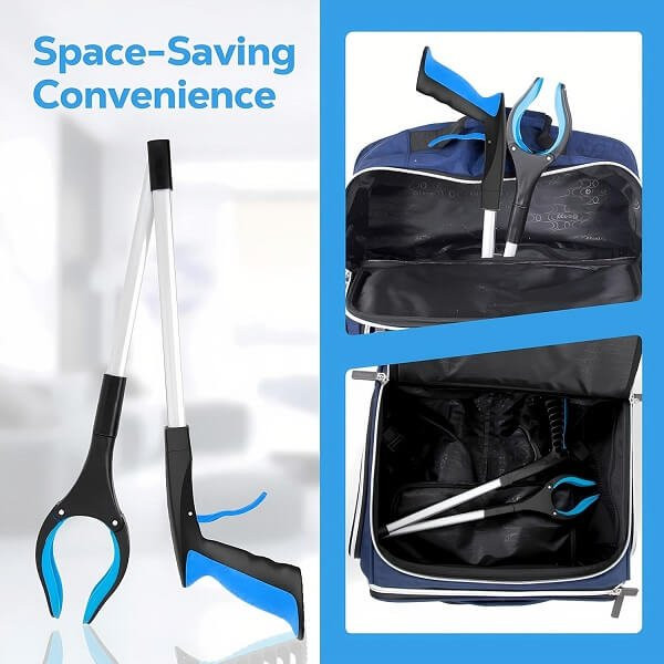 Αναδιπλούμενη Λαβίδα Πιασίματος Αντικειμένων με Μαγνήτη 80cm - Μαύρο