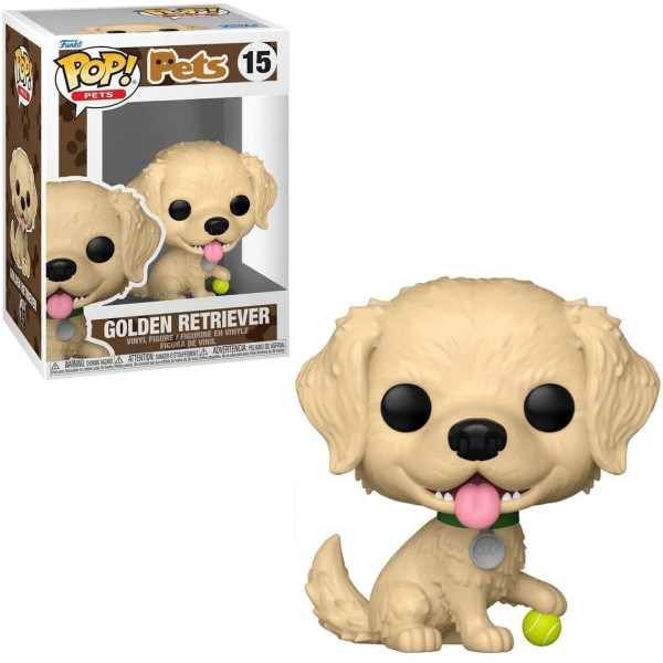 Funko POP Pets - Golden Retriever 15 Vinyl Figure