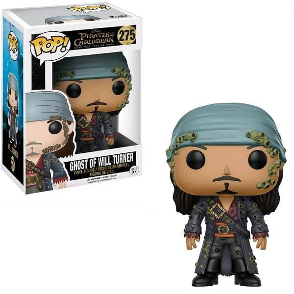 Funko POP Pirates of the Caribbean Dead Men Tell No Tales - Ghost of Will Turner 275 Vinyl Figure