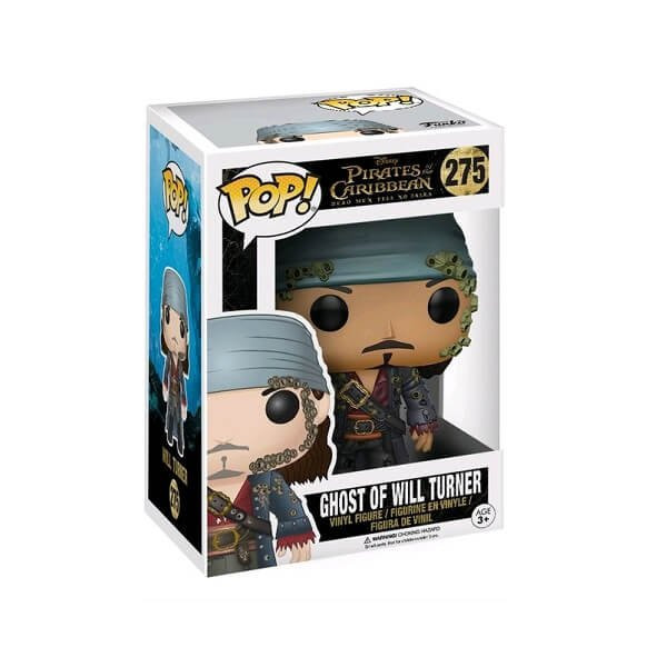 Funko POP Pirates of the Caribbean Dead Men Tell No Tales - Ghost of Will Turner 275 Vinyl Figure