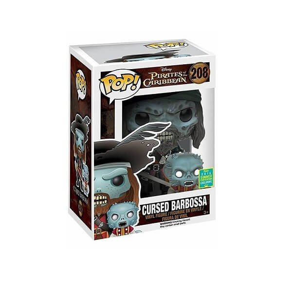 Funko POP Movies Pirates of the Caribbean - Cursed Barbossa 208 Vinyl Figure 2016 Summer Convention Exclusive