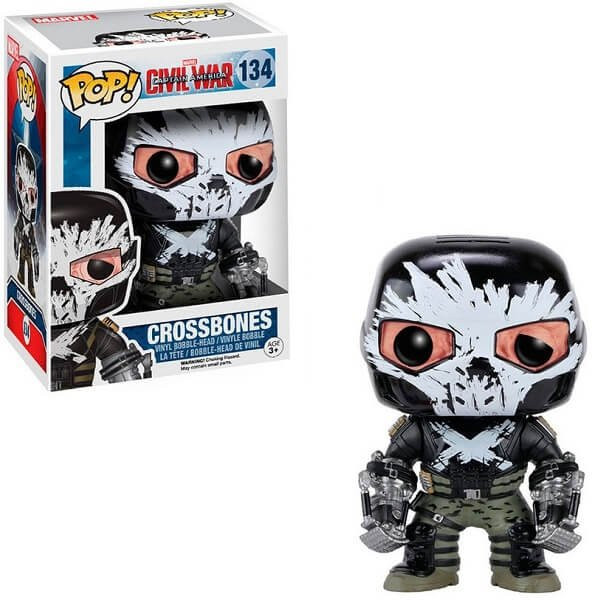 Funko POP Movies Captain America Civil War - Crossbones 134 Bobble-Head
