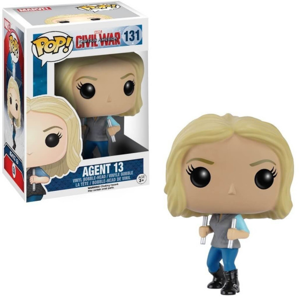 Funko POP Movies Captain America Civil War - Agent 13 131 Bobble-Head