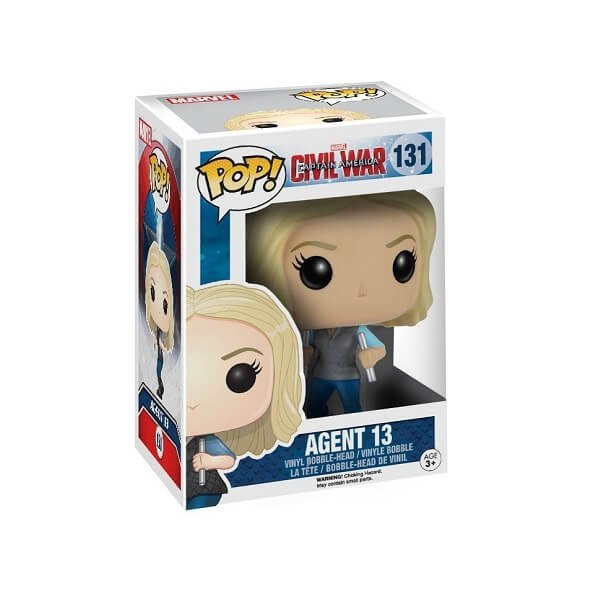Funko POP Movies Captain America Civil War - Agent 13 131 Bobble-Head