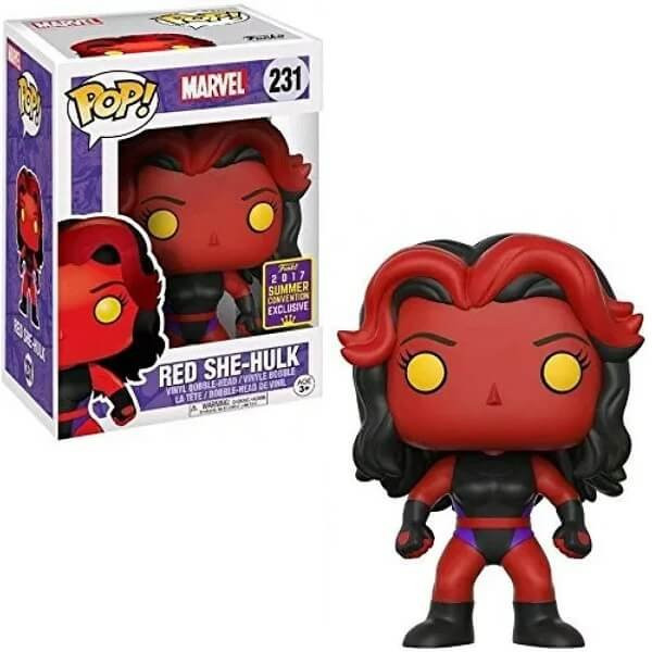 Funko POP Marvel - Red She-Hulk 231 Bobble-Head 2017 Summer Convention Exclusive