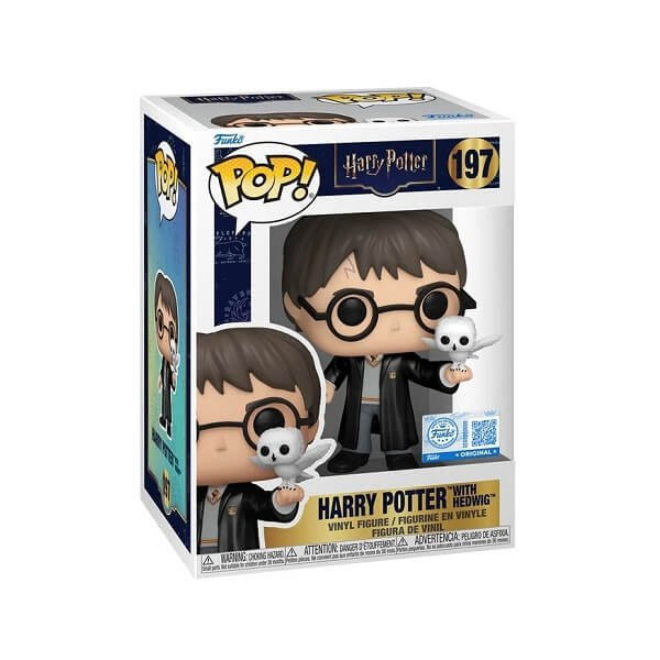Funko POP Harry Potter - Harry Potter with Hedwig 197 Vinyl Figure Special Edition Exclusive