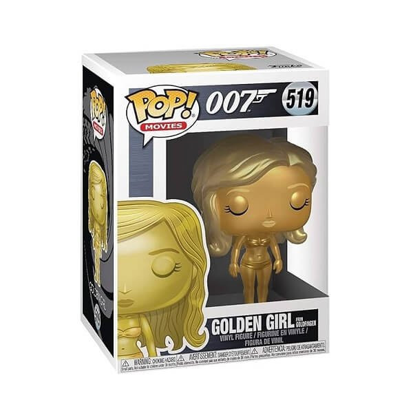 Funko POP Movies James Bond 007 - Golden Girl from Goldfinger 519 Vinyl Figure