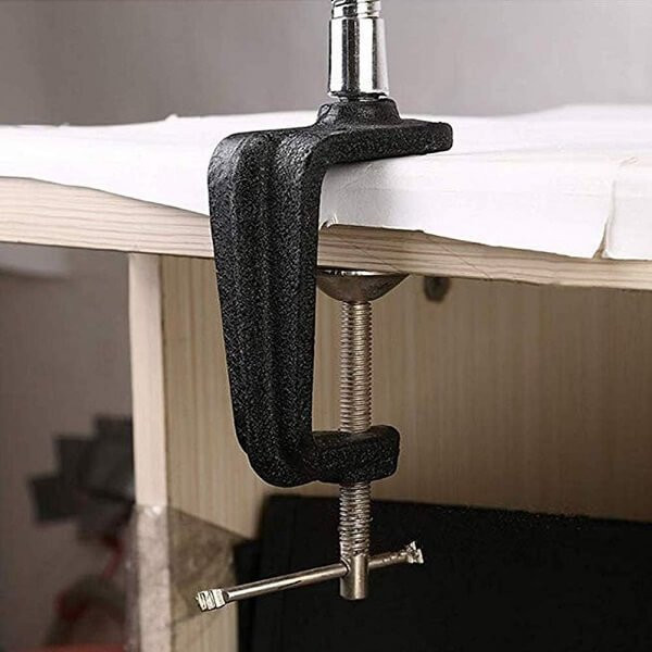 Επιτραπέζιος Μεγενθυτικός Φακός με Σφικτήρα Στερέωσης & Φωτισμό με Led