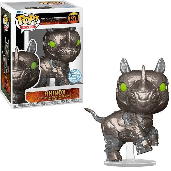 Funko POP Movies Transformers The Rise of the Beasts - Rhinox 1378 Vinyl Figure Special Edition Exclusive