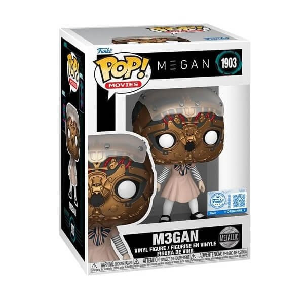 Funko POP Movies M3GAN - M3gan Metallic 1903 Vinyl Figure Special Edition Exclusive