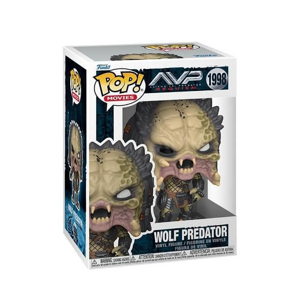 Funko POP Movies Aliens vs Predator Requiem - Wolf Predator 1998 Vinyl Figure