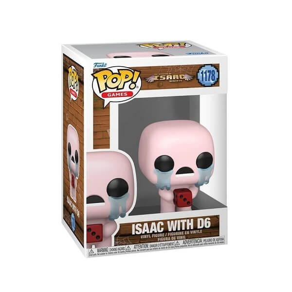 Funko POP Games The Binding of Isaac Rebirth - Isaac with D6 1178 Vinyl Figure