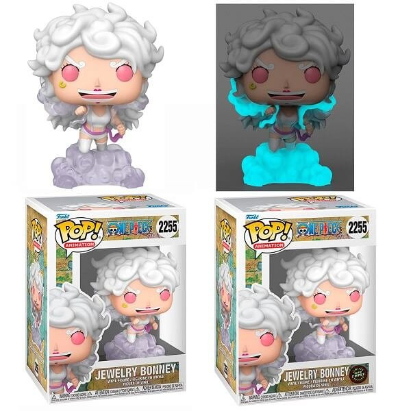 Funko POP Bundle of 2 Animation One Piece - Jewelry Bonney & GitD Chase 2255 Vinyl Figures