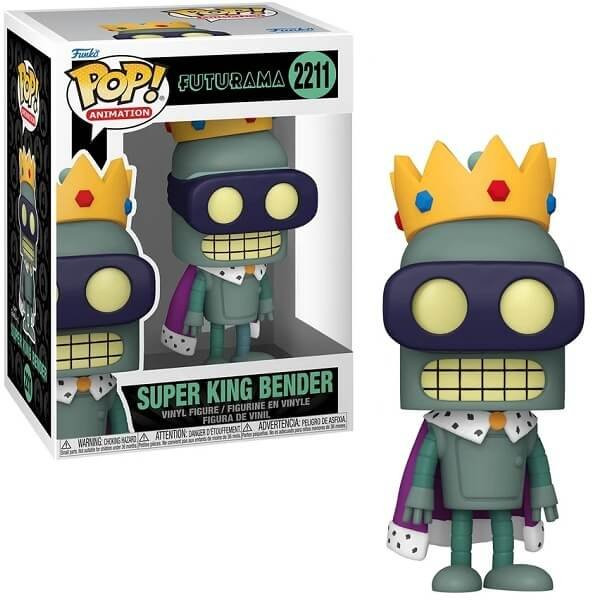 Funko POP Animation Futurama - Super King Bender 2211 Vinyl Figure