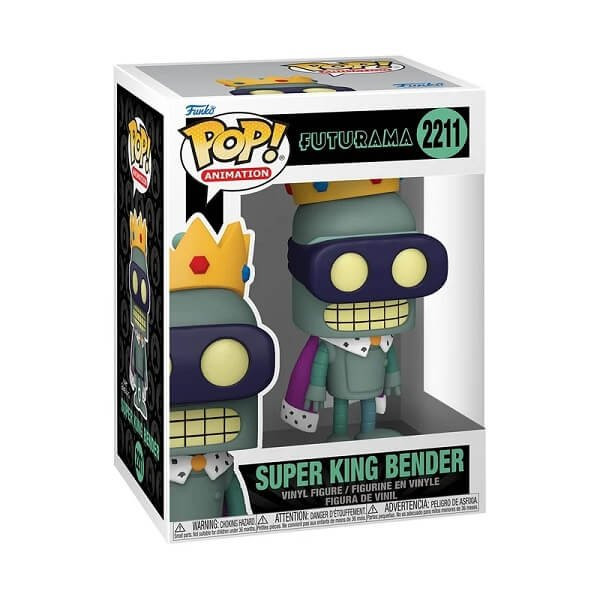 Funko POP Animation Futurama - Super King Bender 2211 Vinyl Figure