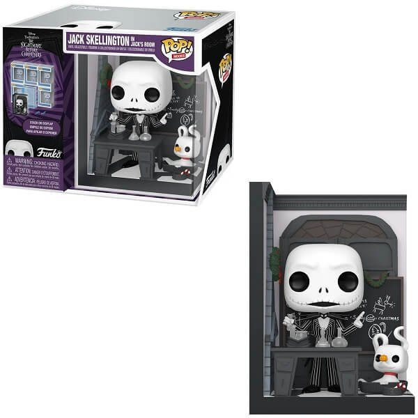 Funko POP Nooks The Nightmare Before Christmas - Jack Skellington in Jack’s Room Vinyl Figure
