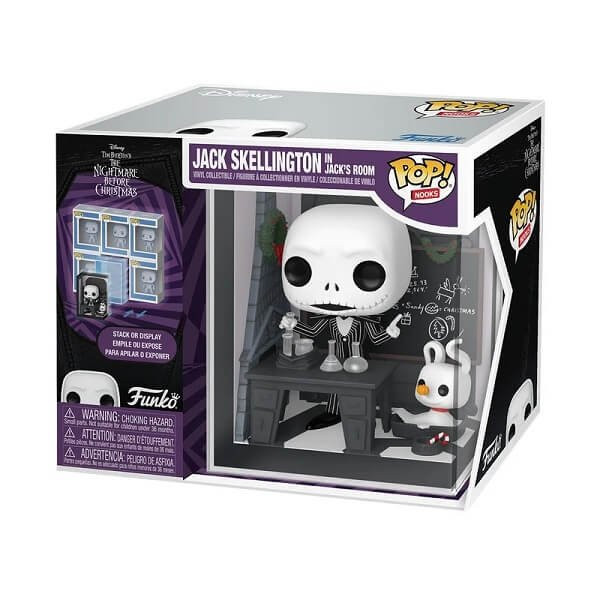 Funko POP Nooks The Nightmare Before Christmas - Jack Skellington in Jack’s Room Vinyl Figure