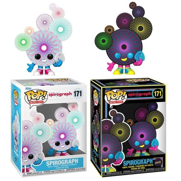 Funko POP Bundle of 2 Retro Toys The Original Spirograph - Spirograph & Chase 171 Vinyl Figures