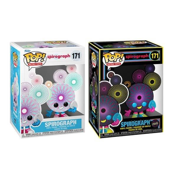 Funko POP Bundle of 2 Retro Toys The Original Spirograph - Spirograph & Chase 171 Vinyl Figures