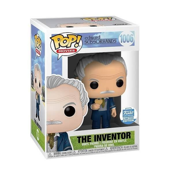 Funko POP Movies Edward Scissorhands - The Inventor 1006 Vinyl Figure Funko Shop Exclusive Limited Edition 