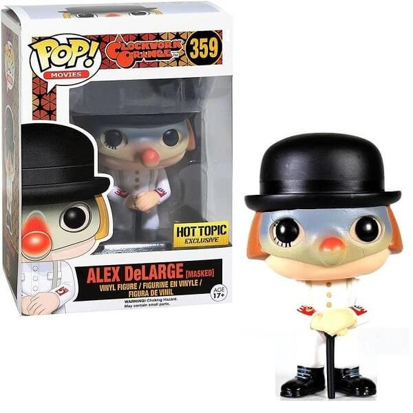 Funko POP Movies A Clockwork Orange - Alex DeLarge (Masked) 359 Vinyl Figure Hot Topic Exclusive