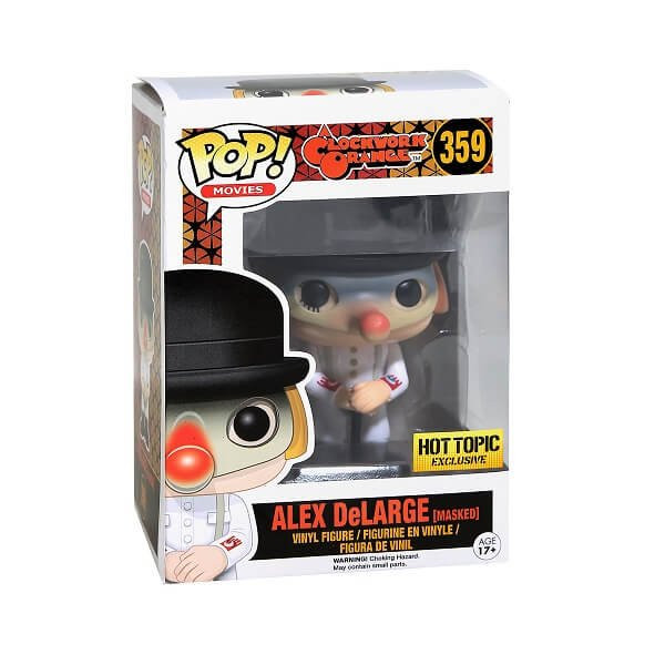 Funko POP Movies A Clockwork Orange - Alex DeLarge (Masked) 359 Vinyl Figure Hot Topic Exclusive