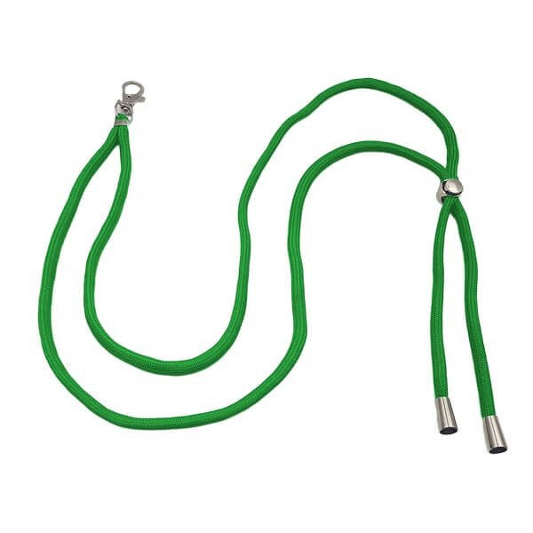 Λουράκι Λαιμού Lanyard για Κινητό με Μεταλλικό Γάντζο 75cm - Πράσινο