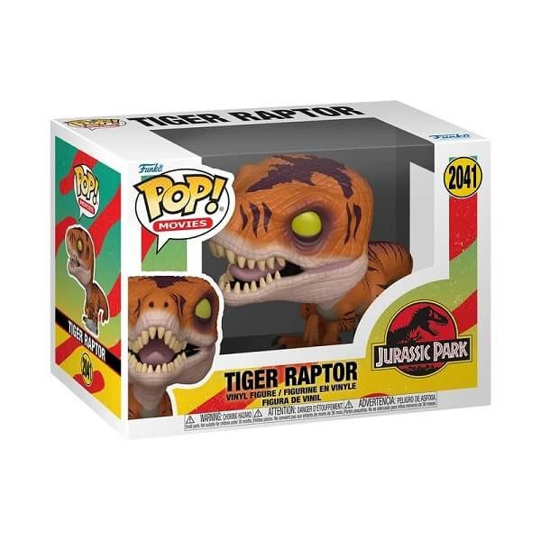 Funko POP Movies Jurassic Park - Tiger Raptor 2041 Vinyl Figure