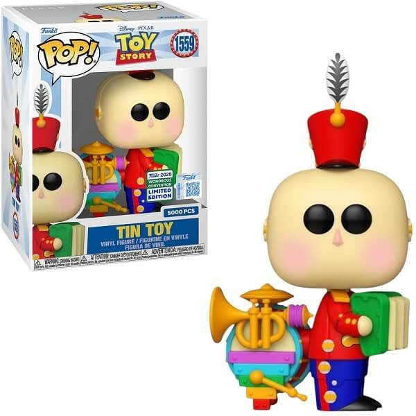 Funko POP Disney Toy Story - Tin Toy 1559 5000 pcs Vinyl Figure 2025 Wondrous Convention Exclusive