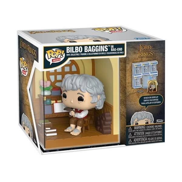 Funko POP Nooks The Lord of the Rings - Bilbo Baggins in Bag-End Vinyl Figure 