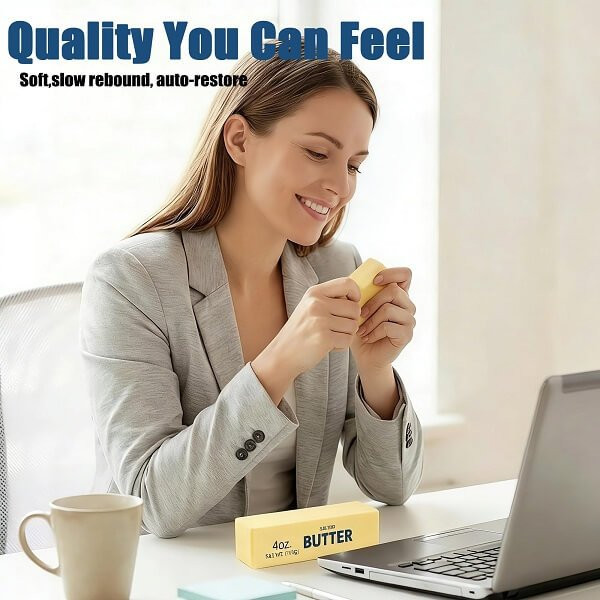 Squishy Παιχνίδι Αντιστρες Βούτηρο - Butter Squeeze Squishy Antistress