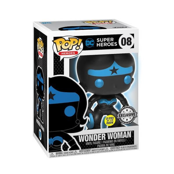 Funko POP Heroes DC Super Heroes - Wonder Woman 08 GitD Vinyl Figure Special Edition Exclusive