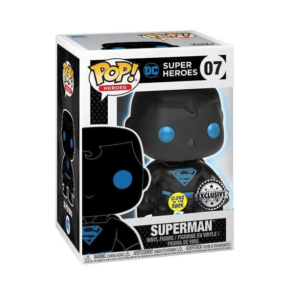 Funko POP Heroes DC Super Heroes - Superman GiTD 07 Vinyl Figure Special Edition Exclusive