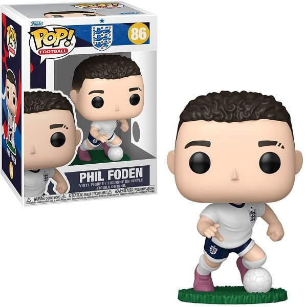 Funko Pop Football England National Team - Phil Foden 86 Vinyl Figure 