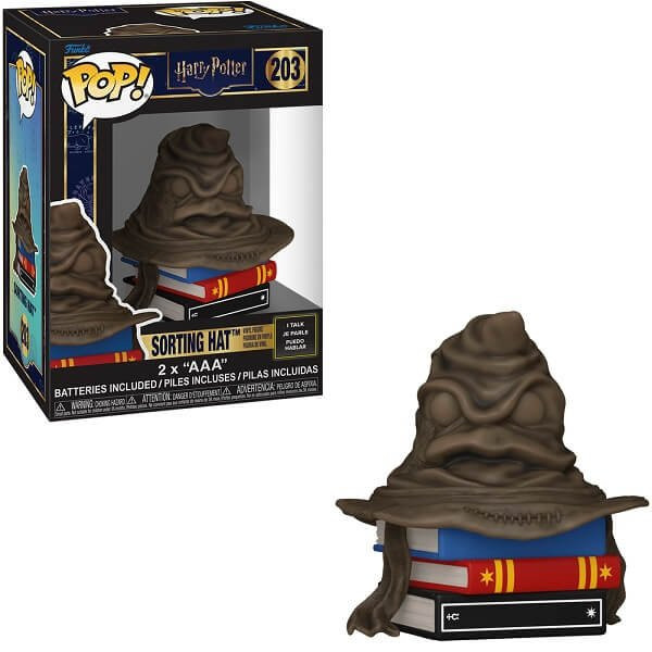 Funko POP Harry Potter - Sorting Hat with Sound Effects 203 Vinyl Figure 