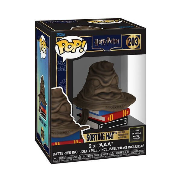 Funko POP Harry Potter - Sorting Hat with Sound Effects 203 Vinyl Figure 