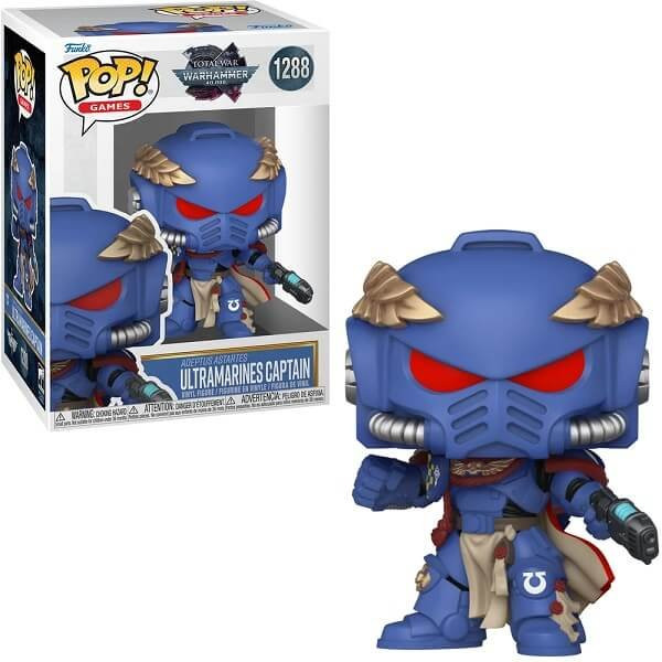 Funko POP Games Warhammer 40000 - Adeptus Astartes Ultramarines Captain 1288 Vinyl Figure