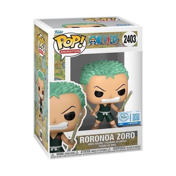 Funko POP Animation One Piece - Roronoa Zoro 2403 Vinyl Figure Special Edition Exclusive