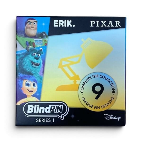 Erik. BlindPin - Pixar Series 1 Mystery Badge