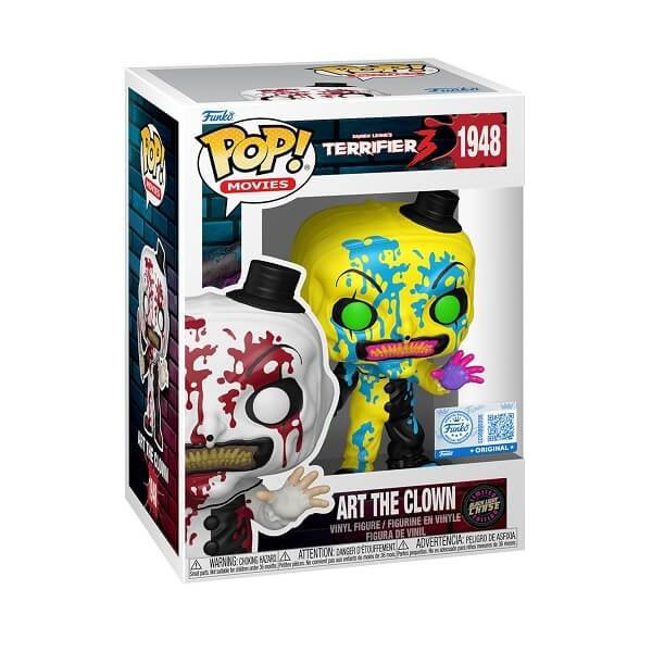 Funko POP Movies Terrifier - Art the Clown Chase 1948 Vinyl Figure Special Edition Exclusive